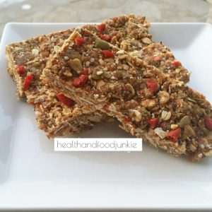 Cranberry Nut and Seed Granola Bars